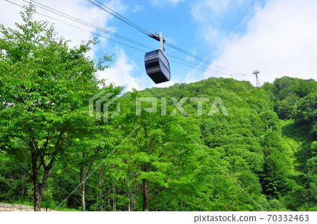 新穗高空中纜車Shirakabadaira和兩層樓的纜車 新穗高空中纜車Shirakabadaira和兩層樓的纜車 70332463