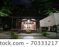 Hie Shrine at night in Nakahara Ward, Kawasaki City 70333217