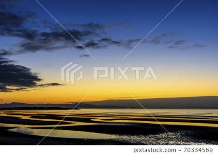 在Masutama海岸的日落 在Masutama海岸的日落 70334569