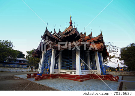 Myanmar style temple architecture Myanmar style temple architecture 70336623