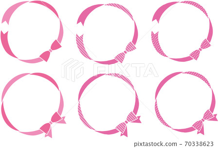 可以用作框架的環形色帶（3個圖案x 2） 70338623