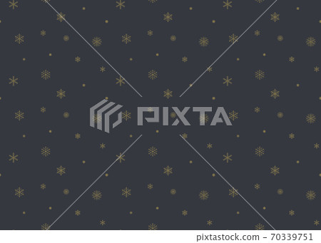 Christmas background of golden snowflakes.... - Stock Illustration ...