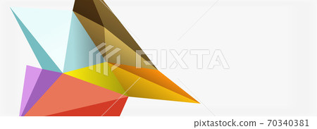 3d mosaic abstract backgrounds, low poly shape geometric design 3d mosaic abstract backgrounds, low poly shape geometric design 70340381