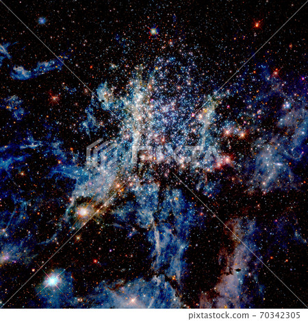 Deep space. Elements of this image furnished by NASA 70342305