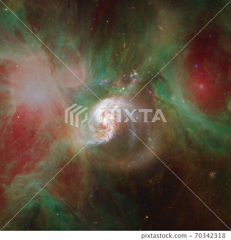 Nebula and stars in cosmos space. Elements of this image furnished by NASA Nebula and stars in cosmos space. Elements of this image furnished by NASA 70342318