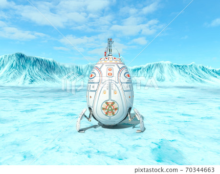 Egg-shaped escape pod Egg-shaped escape pod 70344663