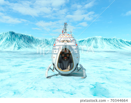 Egg-shaped escape pod 70344664