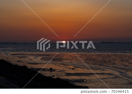 Sunset, songdo, incheon Sunset, songdo, incheon 70346415