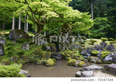 100 famous castles in Japan, Ichijodani Asakura Ruins, Suwayakata Ruins Garden 70347384