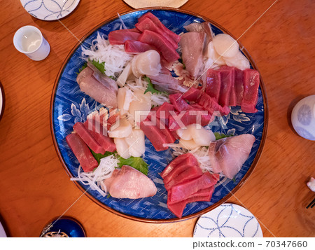 The table being set for a traditional new year's dinner in Japan 70347660