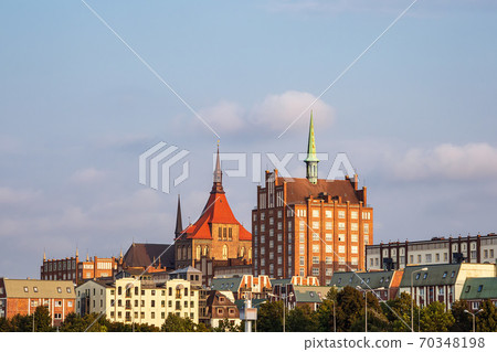 Historical buildings in the city Rostock, Germany Historical buildings in the city Rostock, Germany 70348198