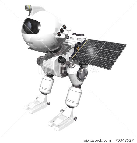 Planetary asteroid satellite bird-shaped exploration robot 70348527
