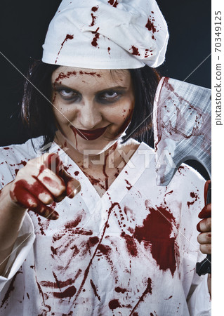 bloody woman doctor bloody woman doctor 70349125