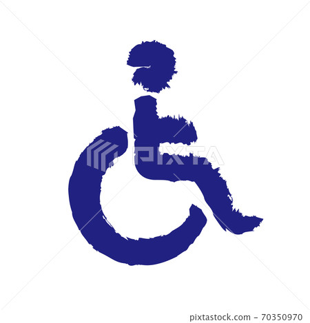 Disabled.Vector icon for people with disabilities Disabled.Vector icon for people with disabilities 70350970
