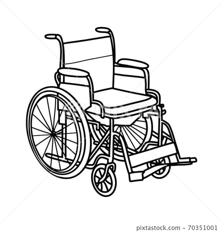Wheelchair. For people with disabilities.  70351001