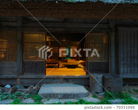 Inside the free rest area of the Gassho-zukuri Hirayu Folk Museum 70351098