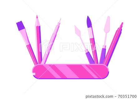 Artist tools - pencil, brush, liner, pen, marker, Artist tools - pencil, brush, liner, pen, marker, 70351700