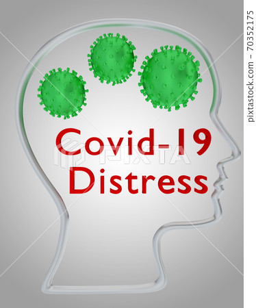 Covid-19 Distress concept Covid-19 Distress concept 70352175