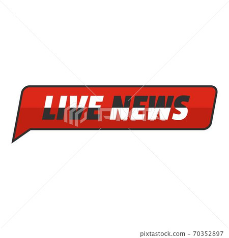 News icon, flat style. News icon, flat style. 70352897