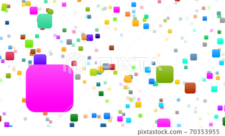 圖標彩色符號圖案復古簡單抽象3d圖 70353955