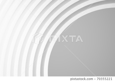 Abstract Architecture Background. Empty White Futuristic Room. 3d Render Illustration Abstract Architecture Background. Empty White Futuristic Room. 3d Render Illustration 70355221