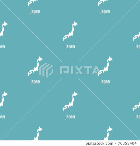 Japan map in black vector simple 70355404