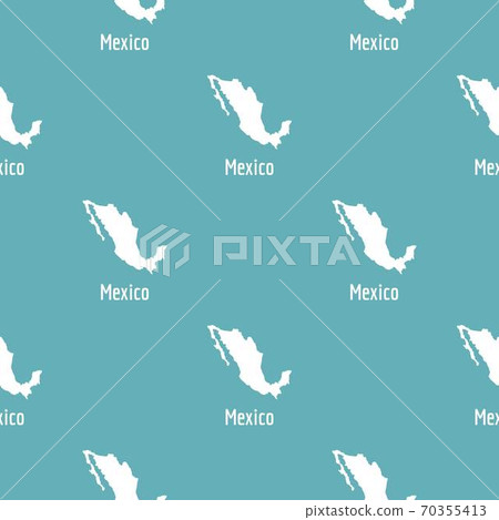 Mexico map in black vector simple 70355413