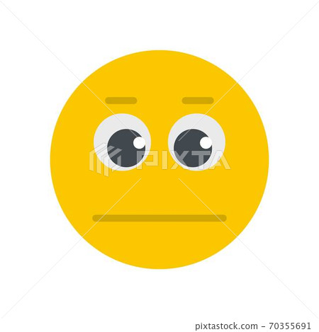 Smile icon vector flat 70355691