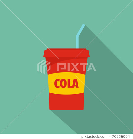 Juice icon, flat style - Stock Illustration [70356004] - PIXTA