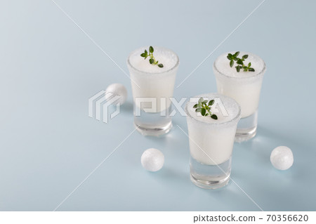 Winter holiday home made creamy cocktail 70356620