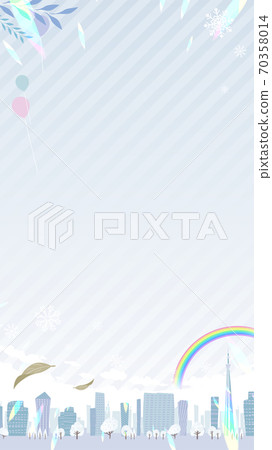 Townscape winter_en_rainbow city 16-9 vertical 70358014