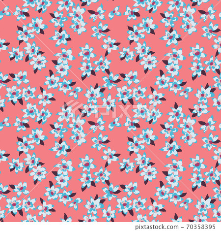 Ditsy micro seamless pattern. Daisy texture background. Ditsy micro seamless pattern. Daisy texture background. 70358395