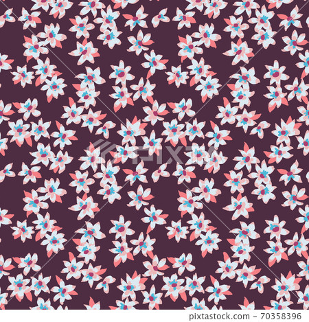 Ditsy micro seamless pattern. Daisy texture background. Ditsy micro seamless pattern. Daisy texture background. 70358396