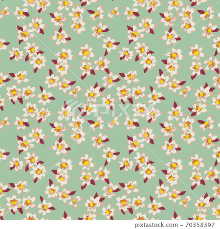 Ditsy micro seamless pattern. Daisy texture background. 70358397