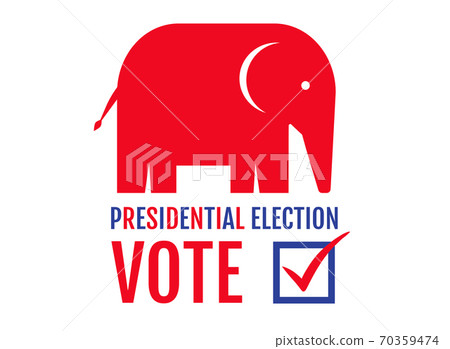 Donkey and elephant. Elections 2020. Donkey and elephant. Elections 2020. 70359474