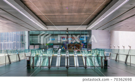 [Singapore] Escalator at Changi Airport 70362698