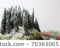 西洋鏡冬季視域雪雪松 70363065
