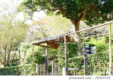 A quietly standing garden gate A quietly standing garden gate 70363570