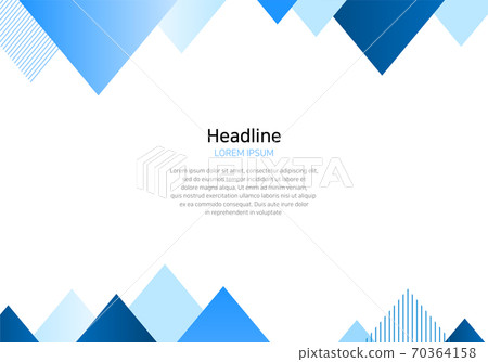 Business Presentation Background Pattern-Triangle Pattern 70364158
