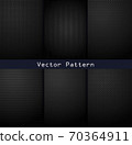 Vector black metal patterns texture steel background 70364911
