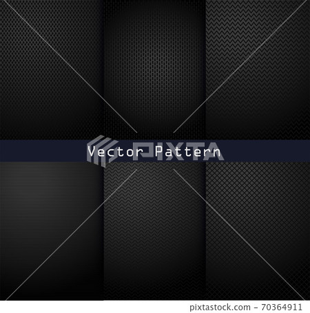Vector black metal patterns texture steel background Vector black metal patterns texture steel background 70364911