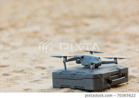 the drone is on the launch pad the drone is on the launch pad 70365622