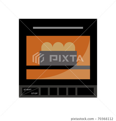 Illustration of an oven toaster 70368112