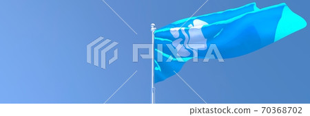 3D rendering of the national flag of Organization of the Petroleum Exporting Countries 3D rendering of the national flag of Organization of the Petroleum Exporting Countries 70368702