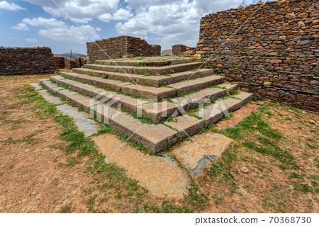 Ruins of Aksum (Axum) civilization, Ethiopia. 70368730