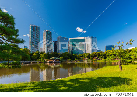 Visiting Tokyo Gardens, Shiodome, Chuo-ku, Hamarikyu Gardens, Metropolitan Cultural Property Garden 70371841