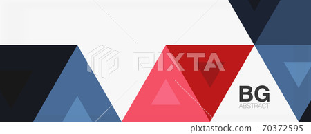 Mosaic triangle pattern abstract background for cover, banner, flyer and poster and other template 70372595