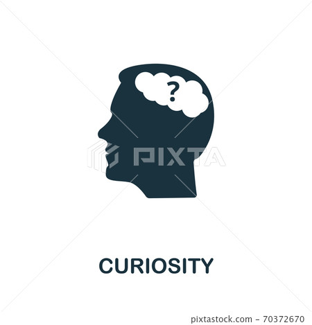 Curiosity icon. Simple element from life skills collection. Filled Curiosity icon for templates, infographics and more Curiosity icon. Simple element from life skills collection. Filled Curiosity icon for templates, infographics and more 70372670