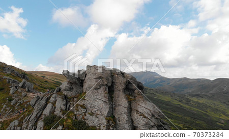 Scenery of heap of mountain boulders. Scenery of heap of mountain boulders. 70373284