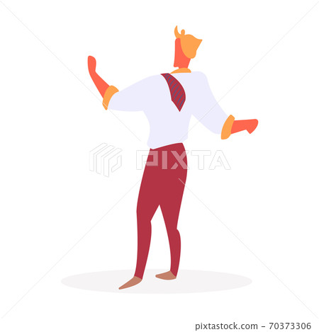 Man and Successfully Organization of Work Vector Man and Successfully Organization of Work Vector 70373306